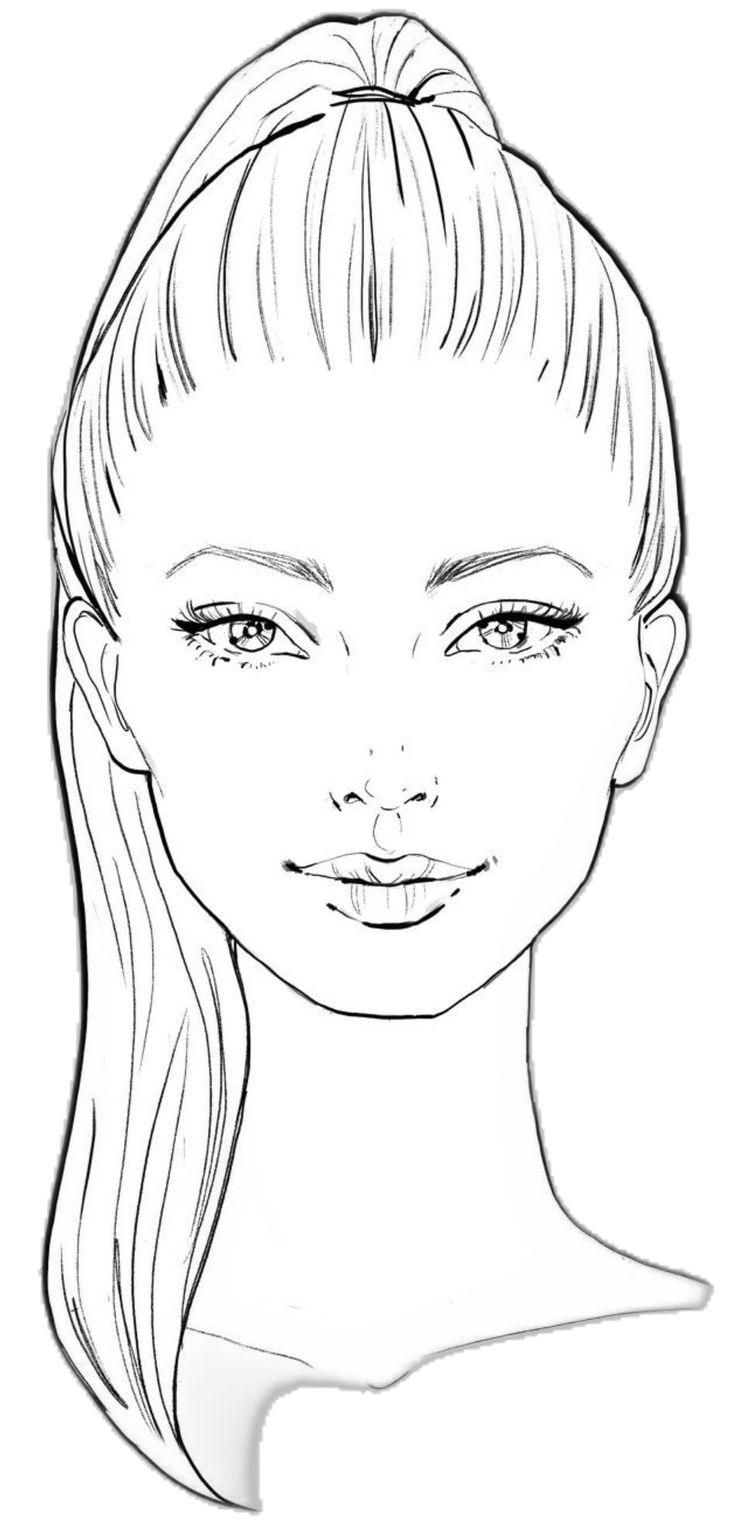 Makeup Face Chart Face Chart Practice Sheets Printable Makeup 