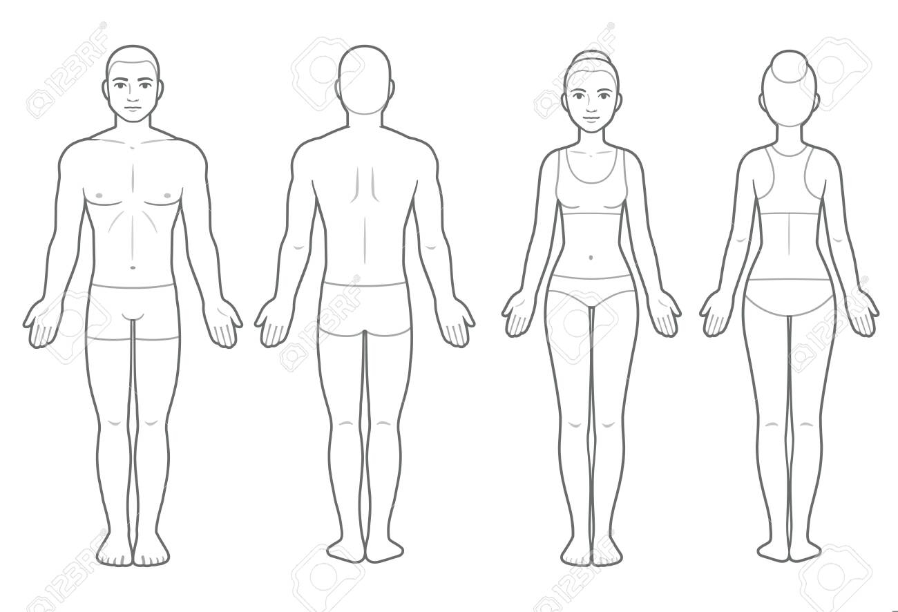 Printable Human Body Diagram Blank