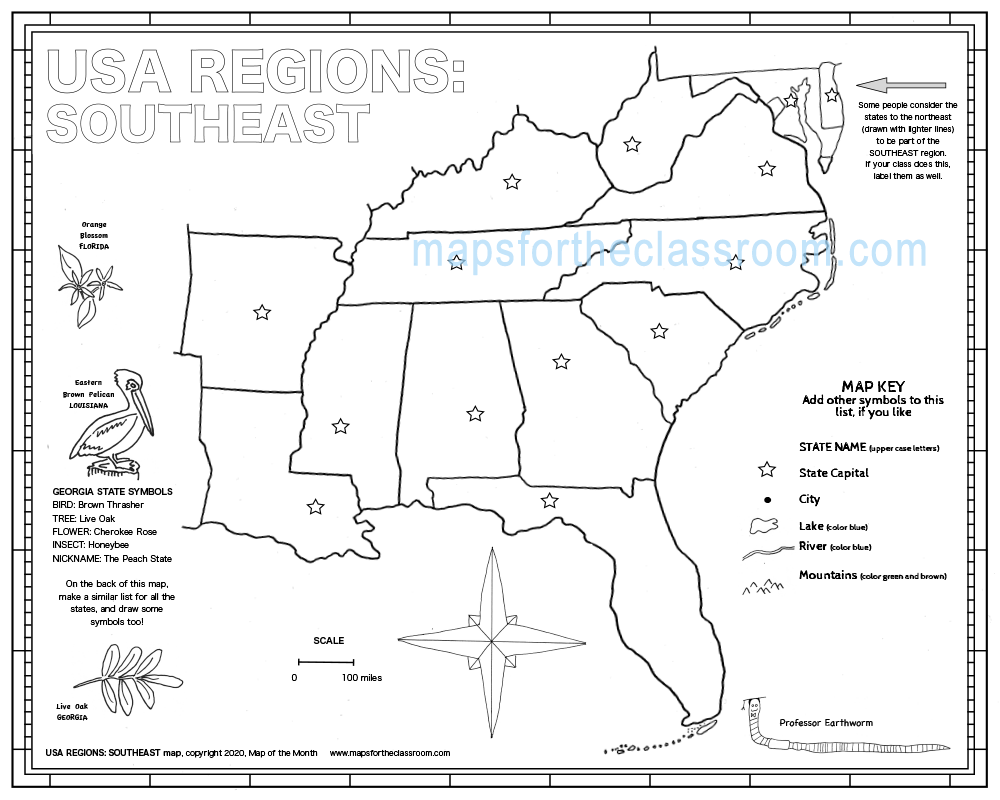 Map Eastern States Of The United States Worksheet Worksheets Library