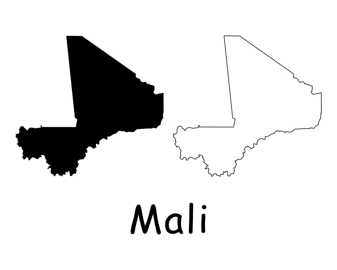 Blank Map Of Mali Printable