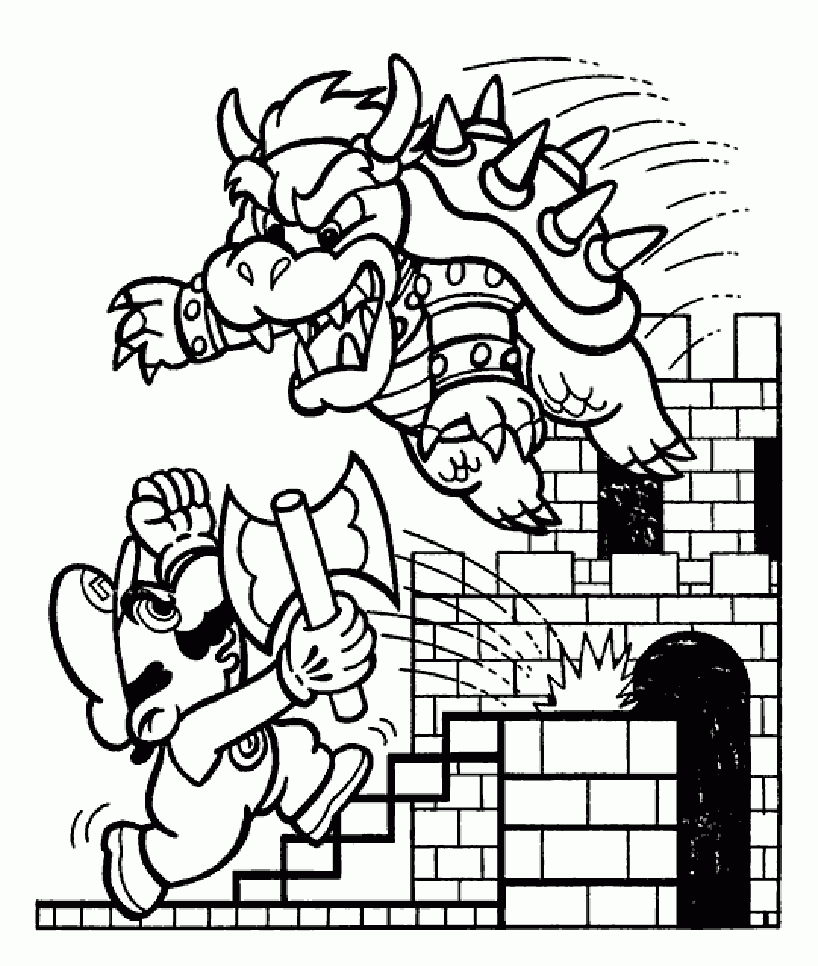 Blank Bowser Printable