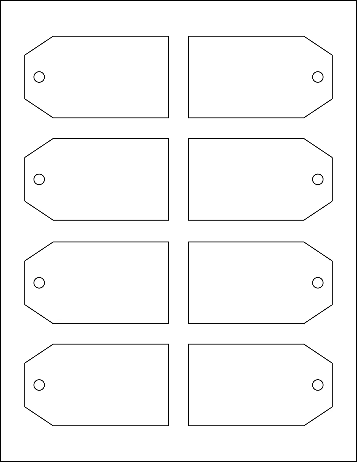 Free Printable Blank Label Templates