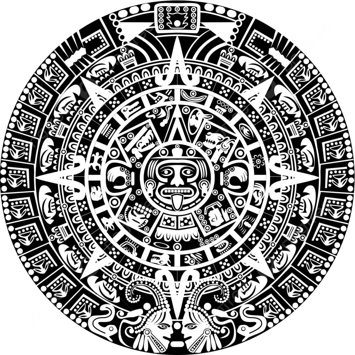 Mayan Calendar Time Precise Year Vector Template Download On Pngtree