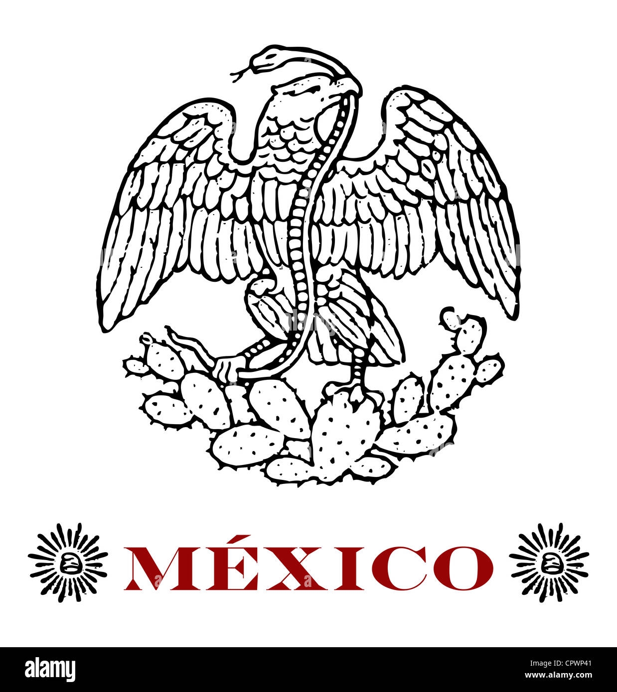 Mexican Eagle Cut Out Stock Images amp Pictures Alamy
