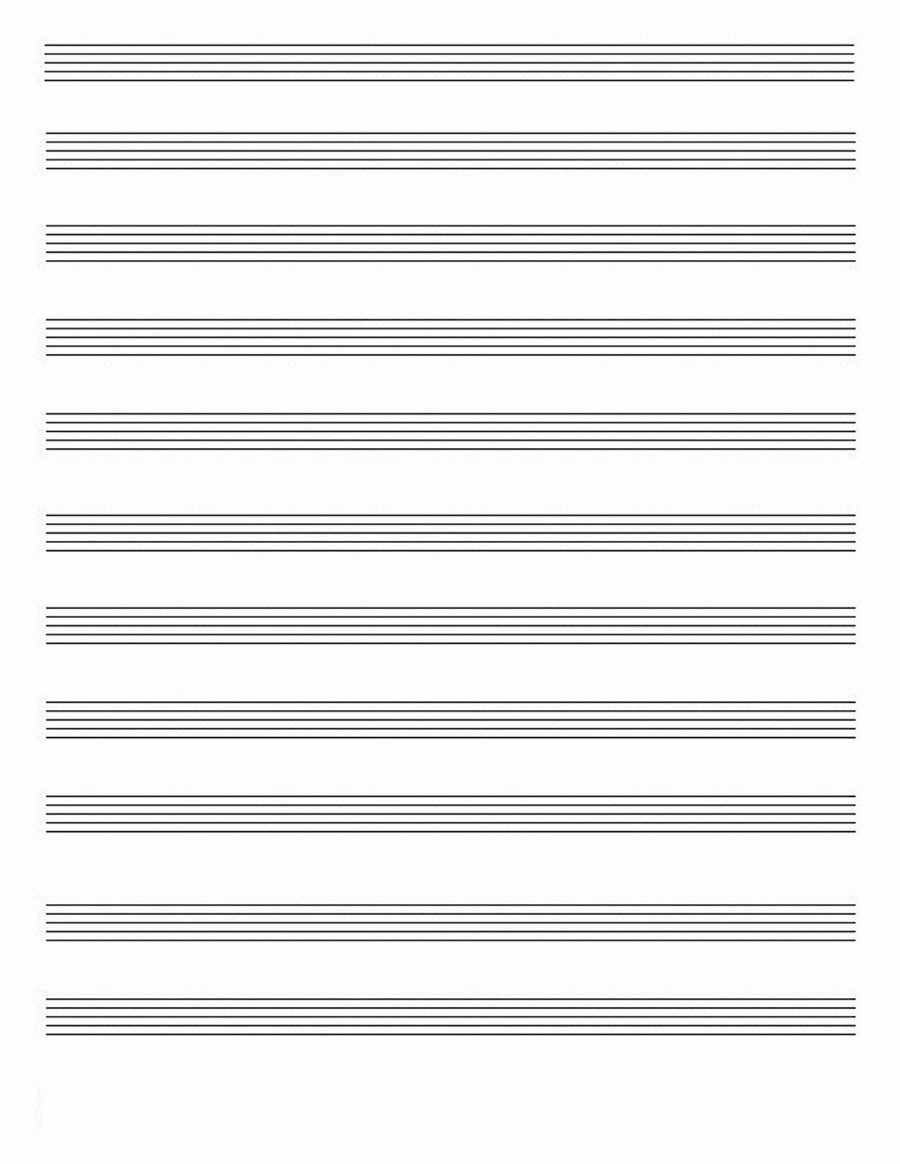 Music Stave Printable Printable Party Favors