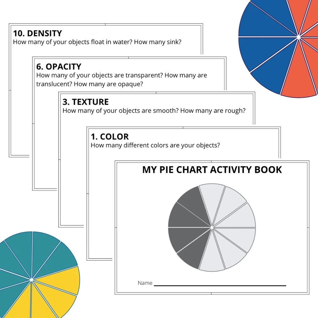My Pie Chart Booklet Sensorial amp Scientific Explorations And 