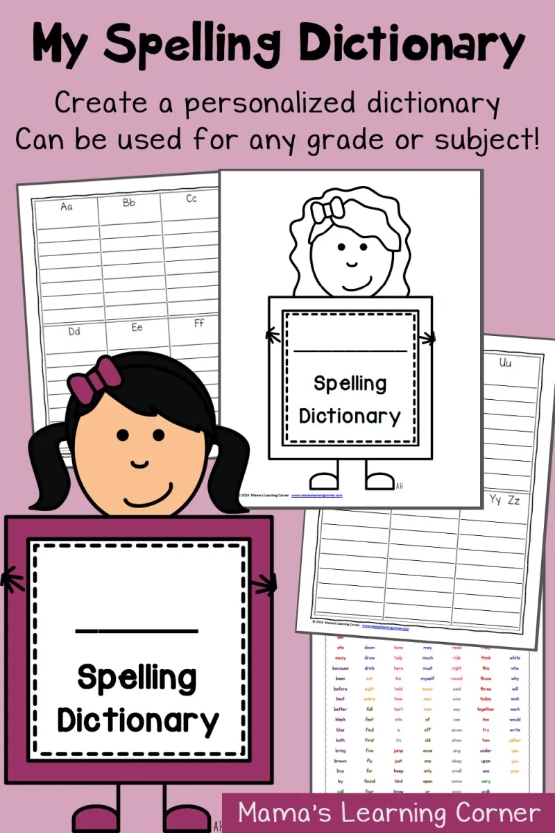 My Spelling Dictionary Customize For Any Grade Or Subject 