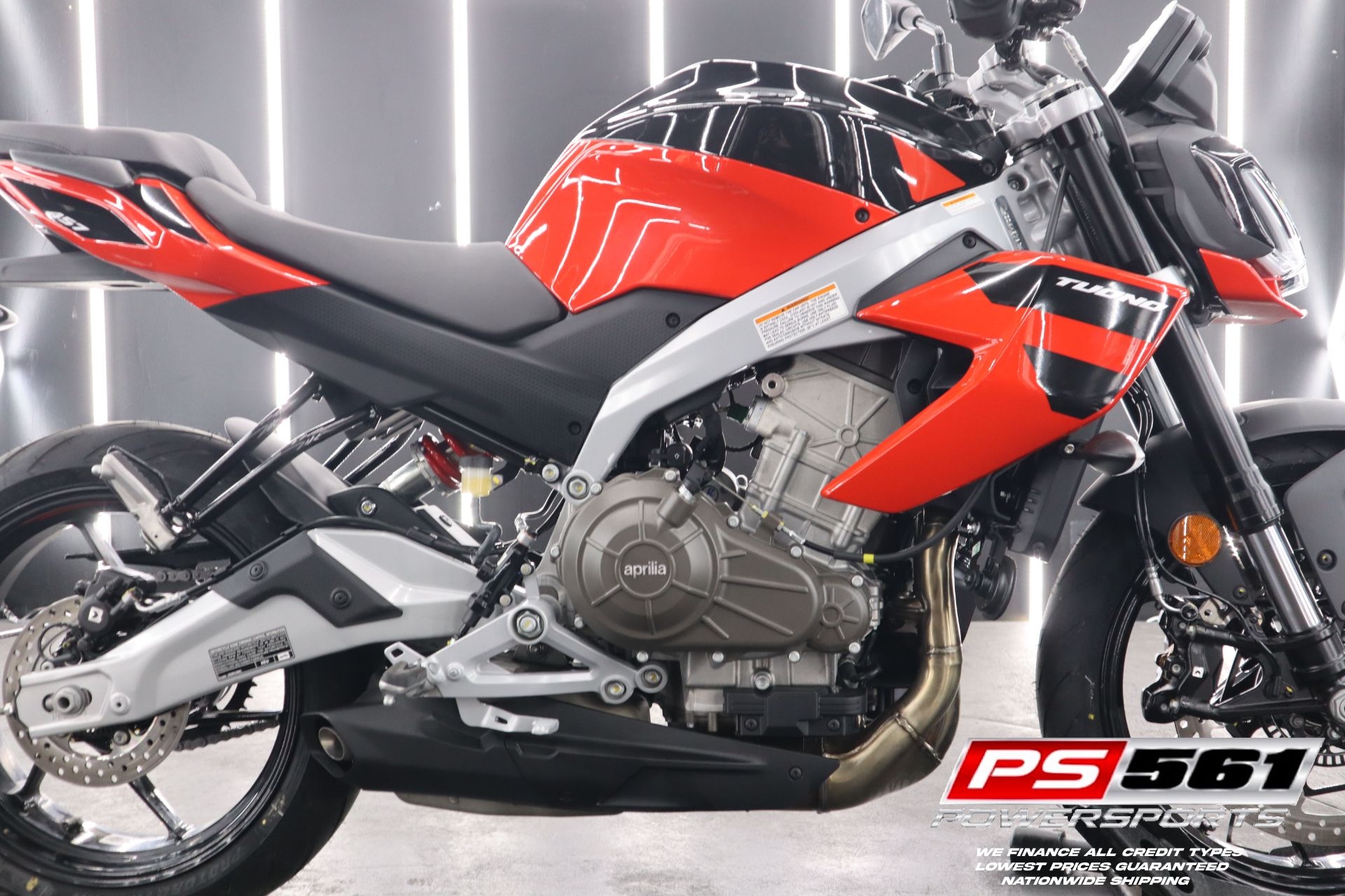 New 2026 Aprilia Tuono 457 Piranha Red Motorcycles In Lake Park 