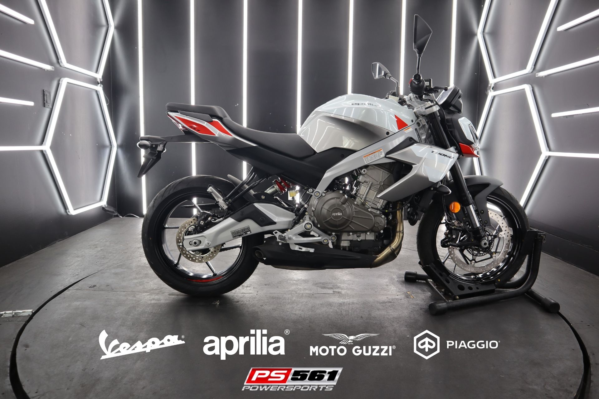 New 2026 Aprilia Tuono 457 Puma Grey Motorcycles In Lake Park FL 