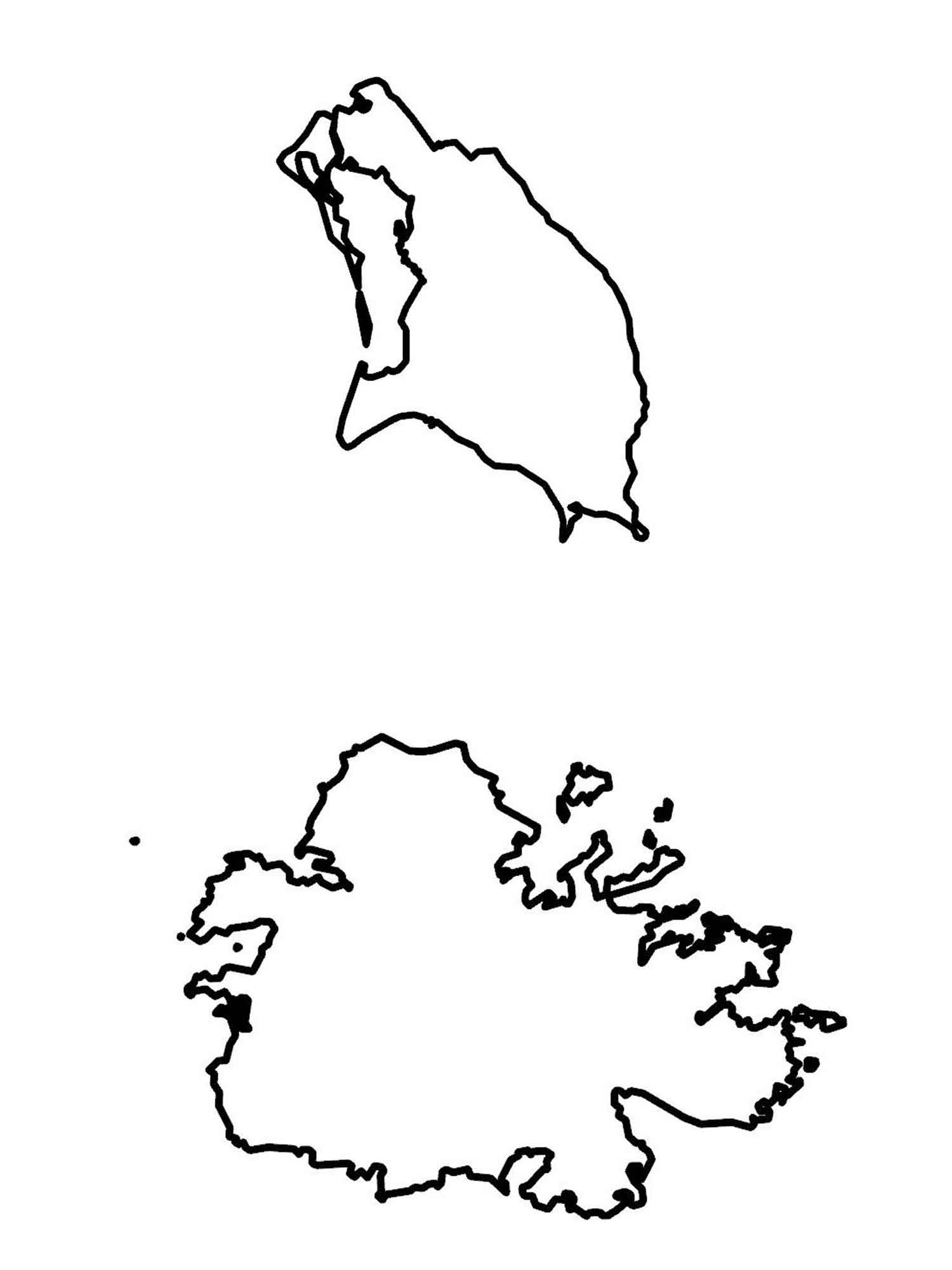 North America Blank Map And Country Outlines GIS Geography