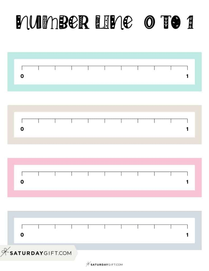 Number Line 0 To 1 6 Cute amp Free Printable Worksheets