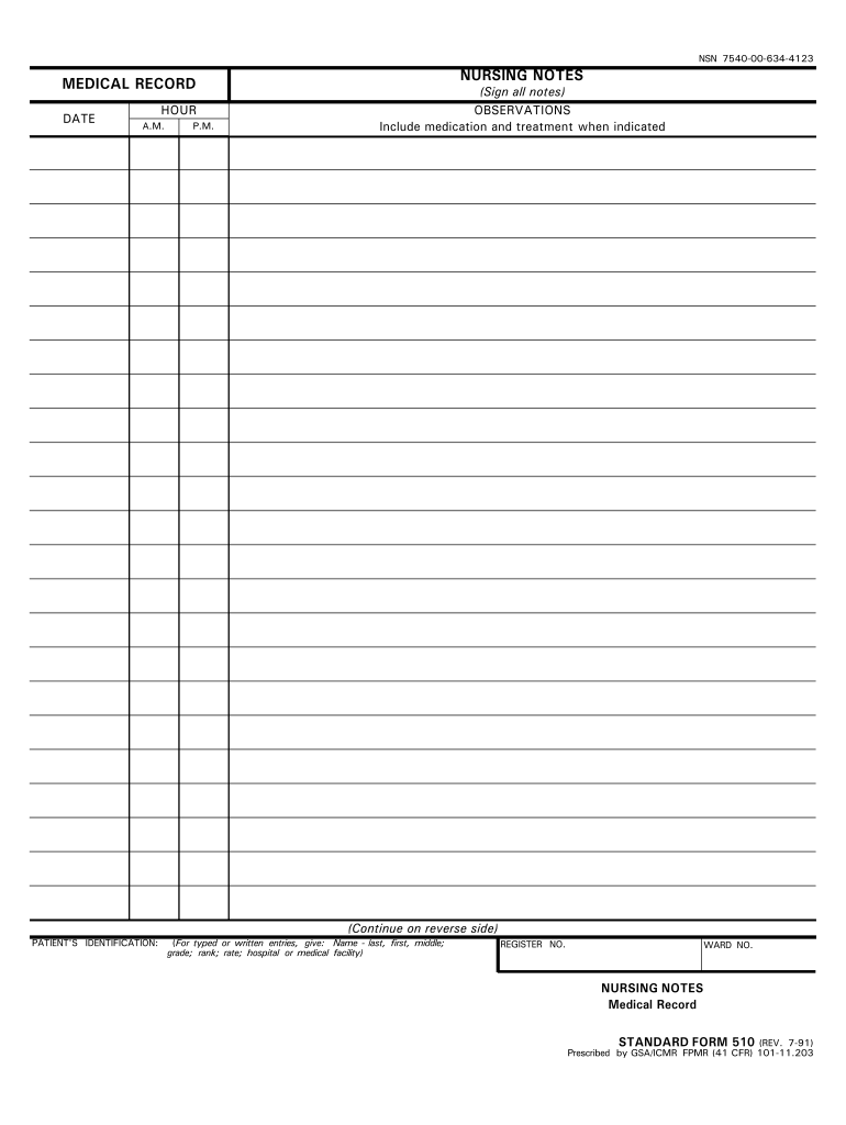 Nursing Notes Template Fill Out amp Sign Online DocHub