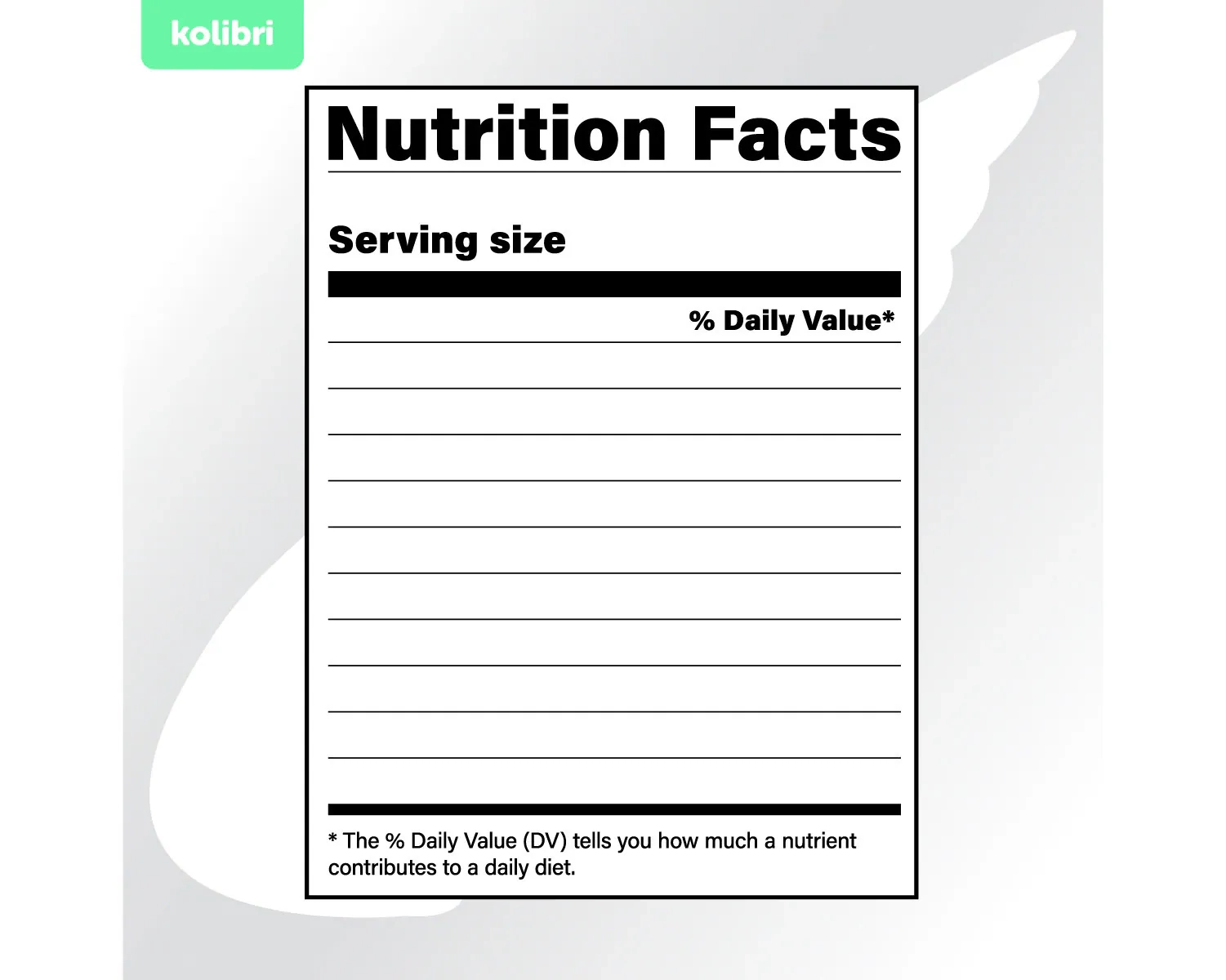 Nutrition Facts Svg Nutrition Svg Nutrition Facts Clipart 