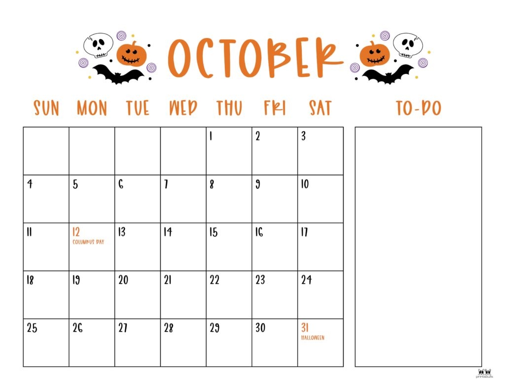 Blank Calendar Oct 2026 Printable