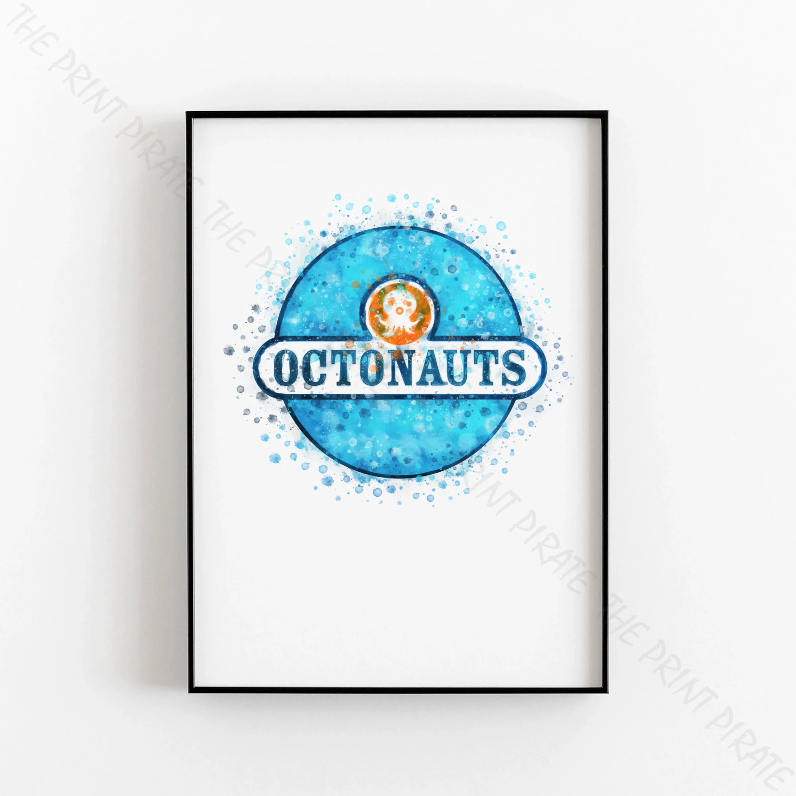Octonauts OCTONAUTS LOGO Watercolour Splash Wall Art Print