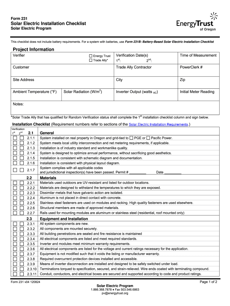 OR Form 231 Fill Online Printable Fillable Blank PdfFiller