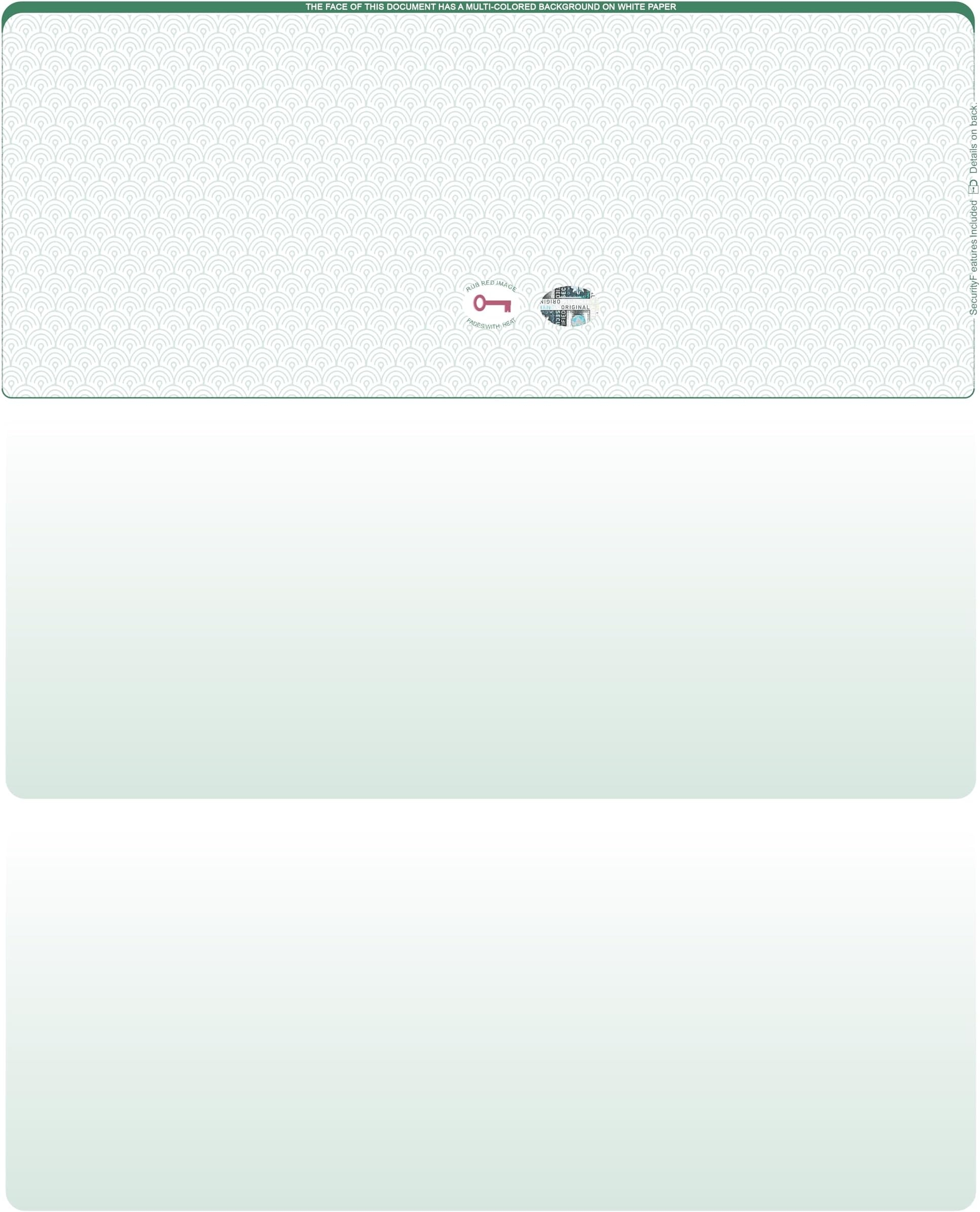 Personal Blank Printable Checks