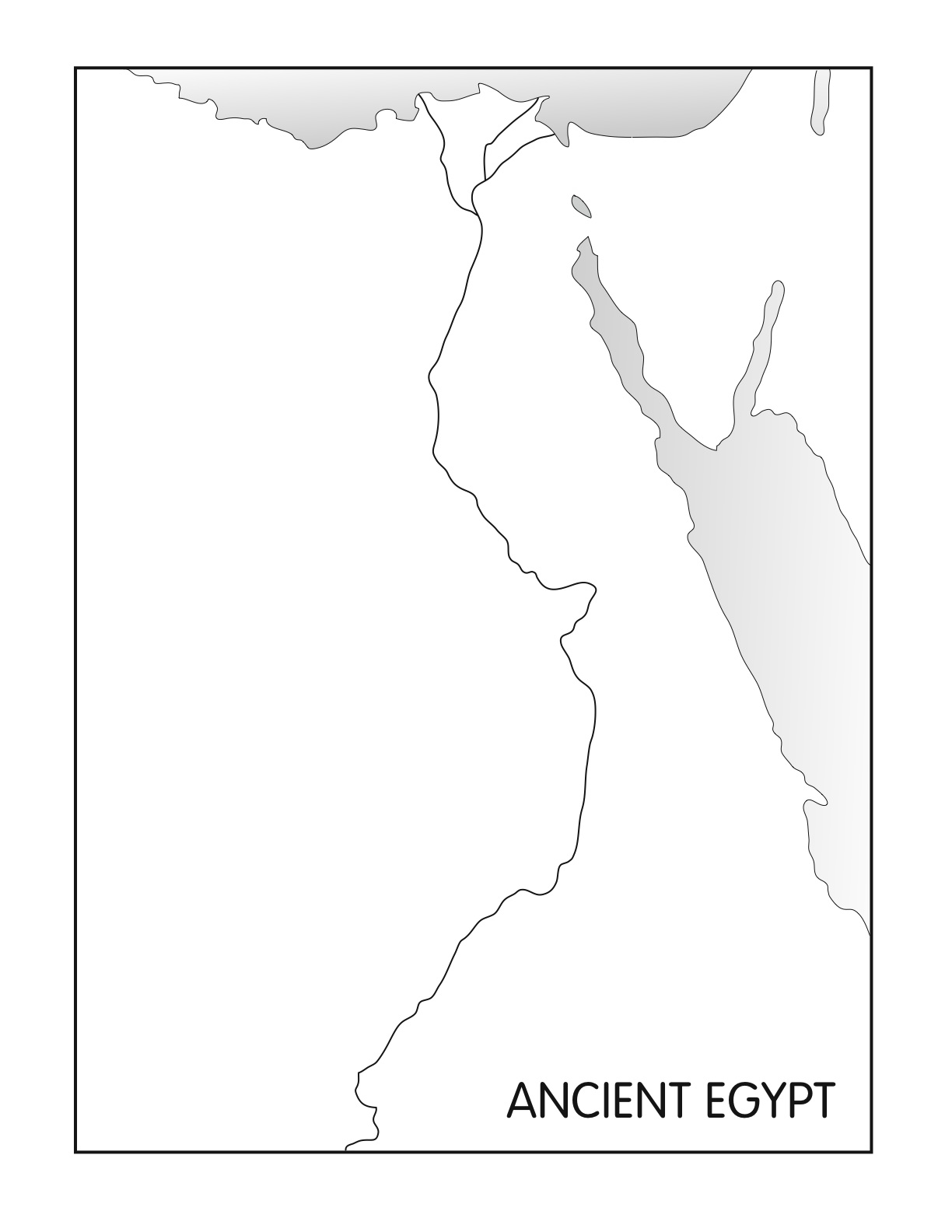 Outline Maps Ancient Egypt And Greece Five Js Homeschool 