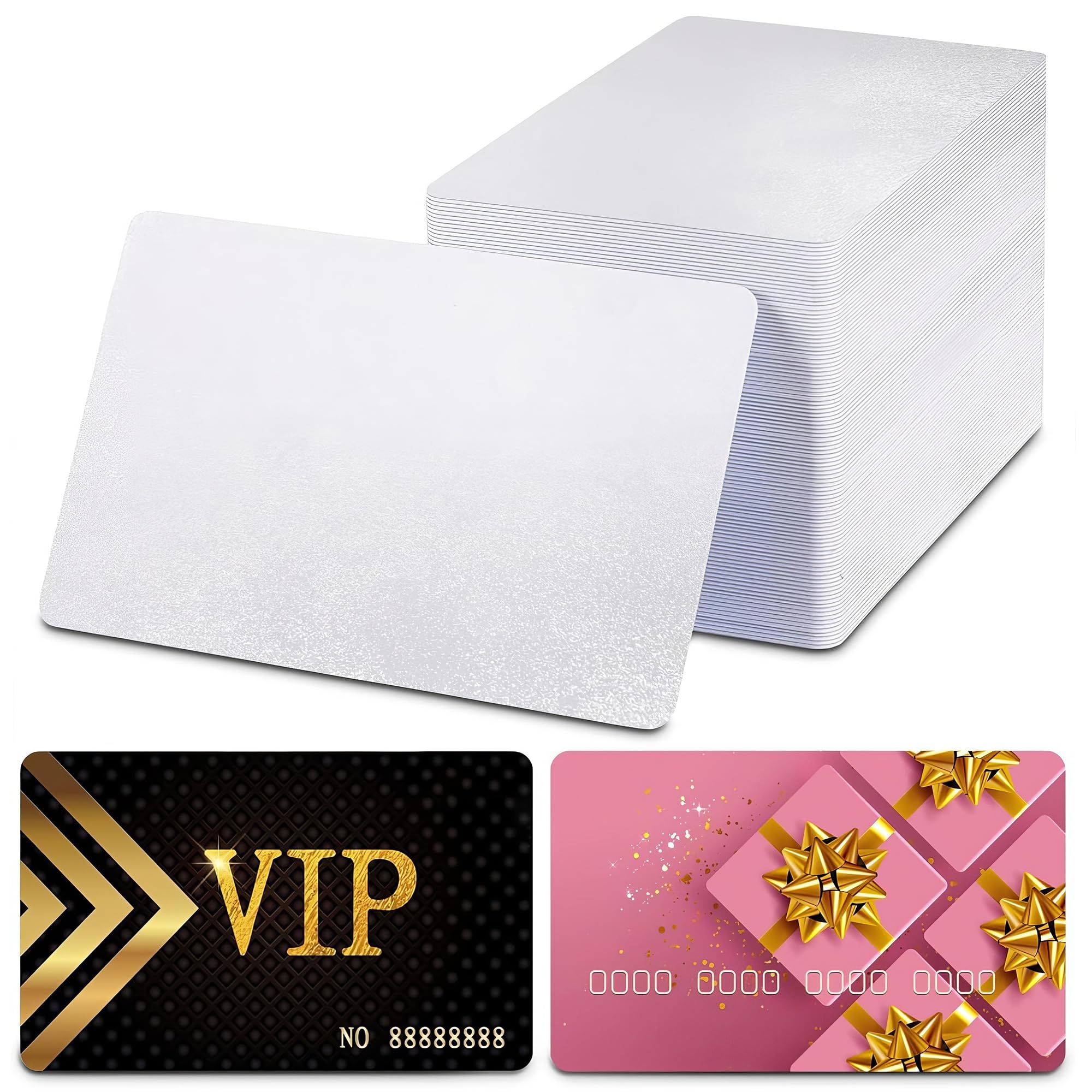 Pack Of 100 Metal Business Card Blanks Printable Business Cards Sublimation Blank Name Cards White Business Cards Personalised For Promotional 