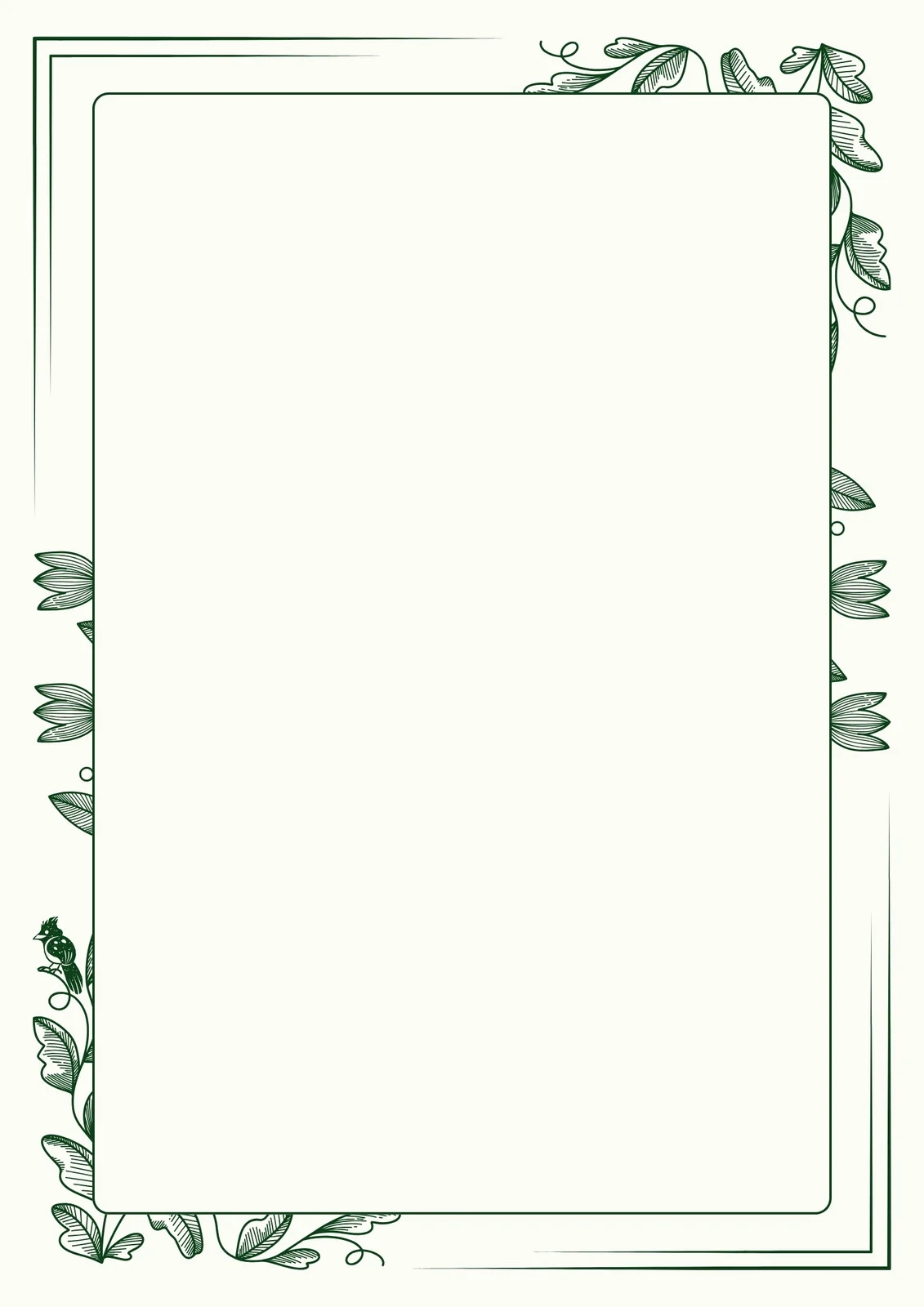 Printable Blank Paper With Border