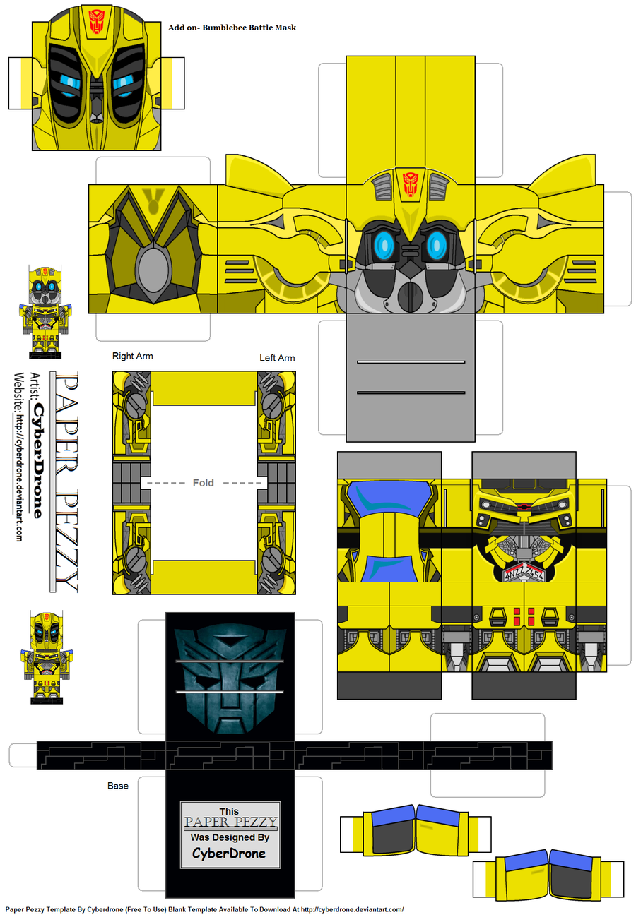 Paper Pezzy Bumblebee LAM By CyberDrone On DeviantArt