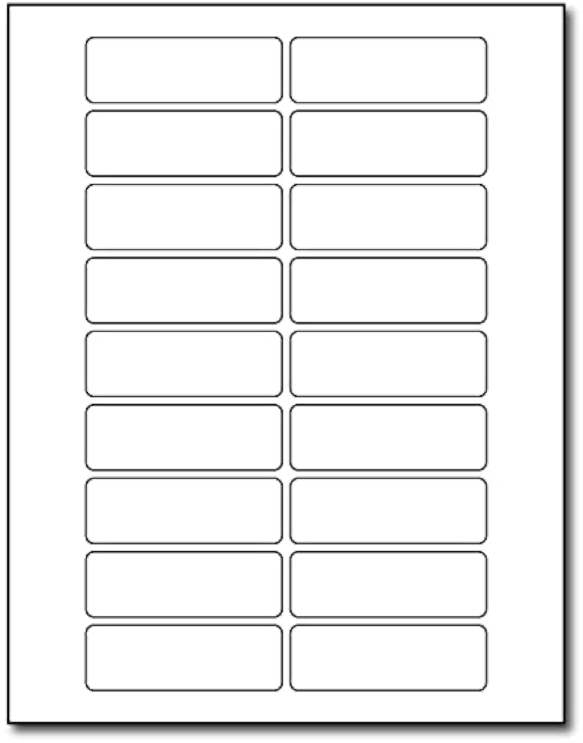 1 X 3 Printable Blanks