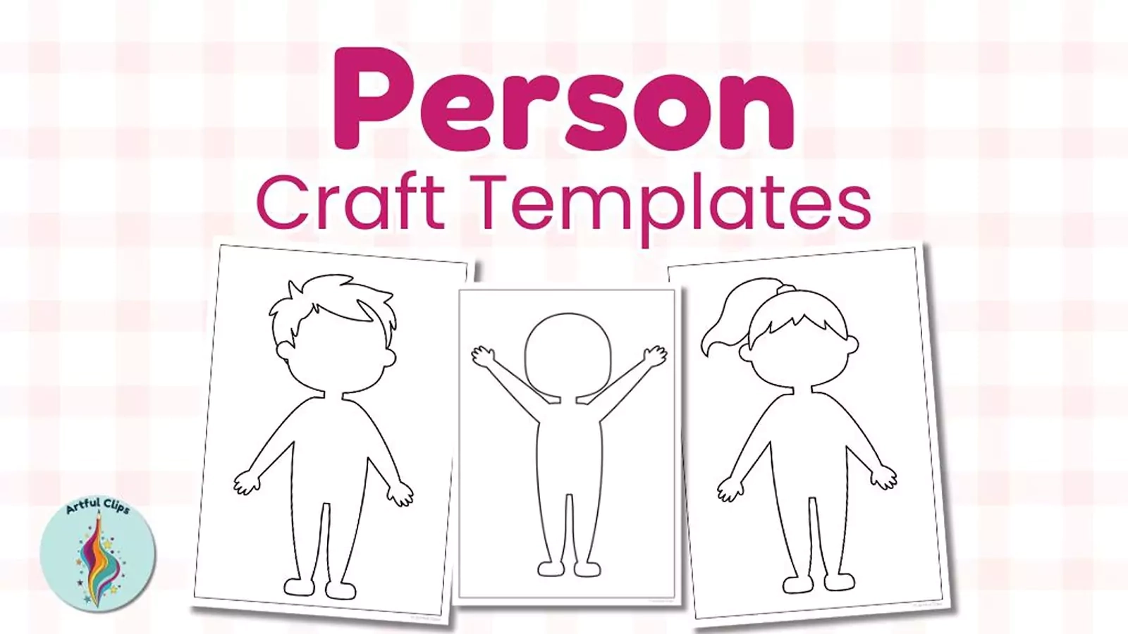Printable Blank Outline Of Girl
