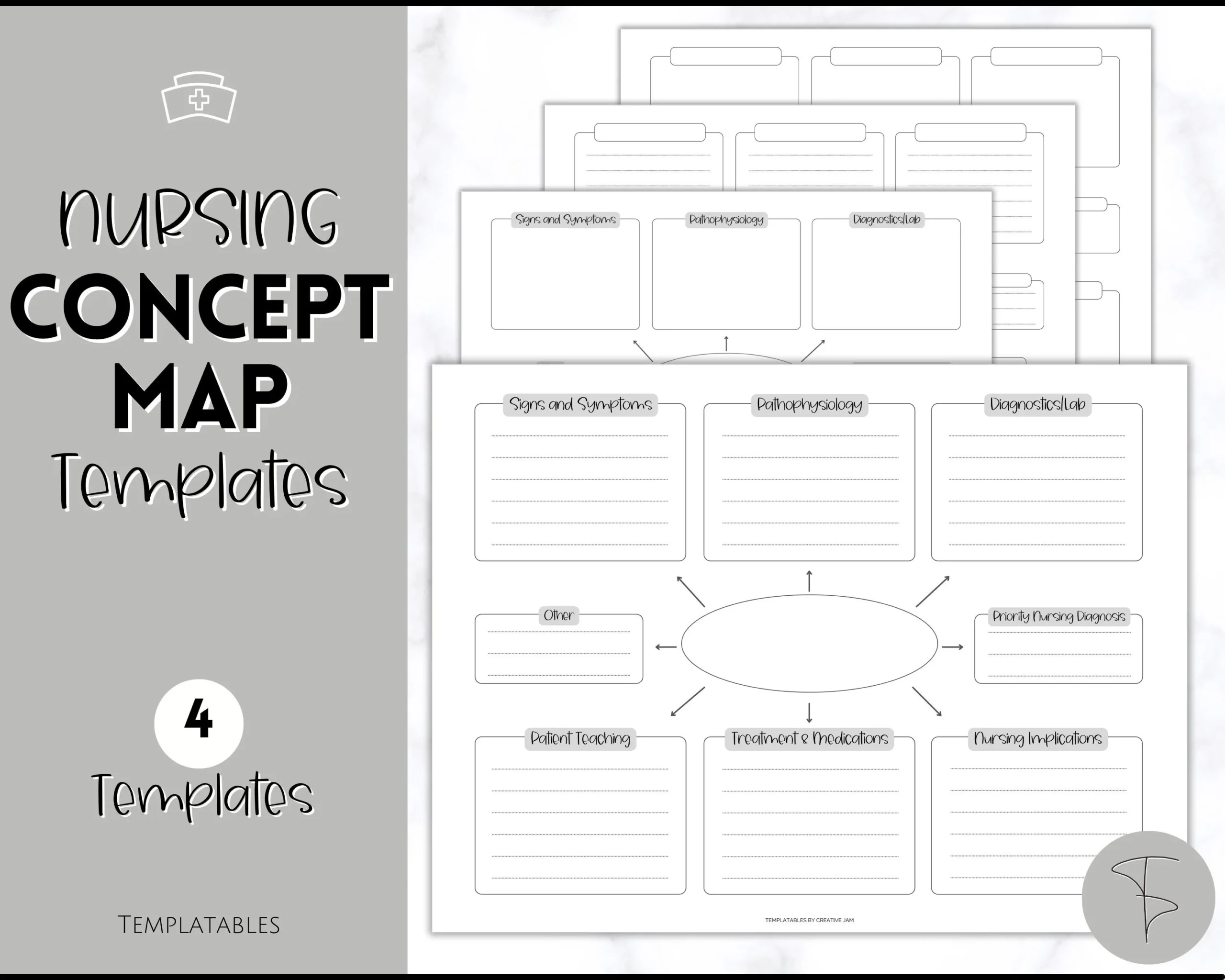 Blank Concept Map Essay Printable