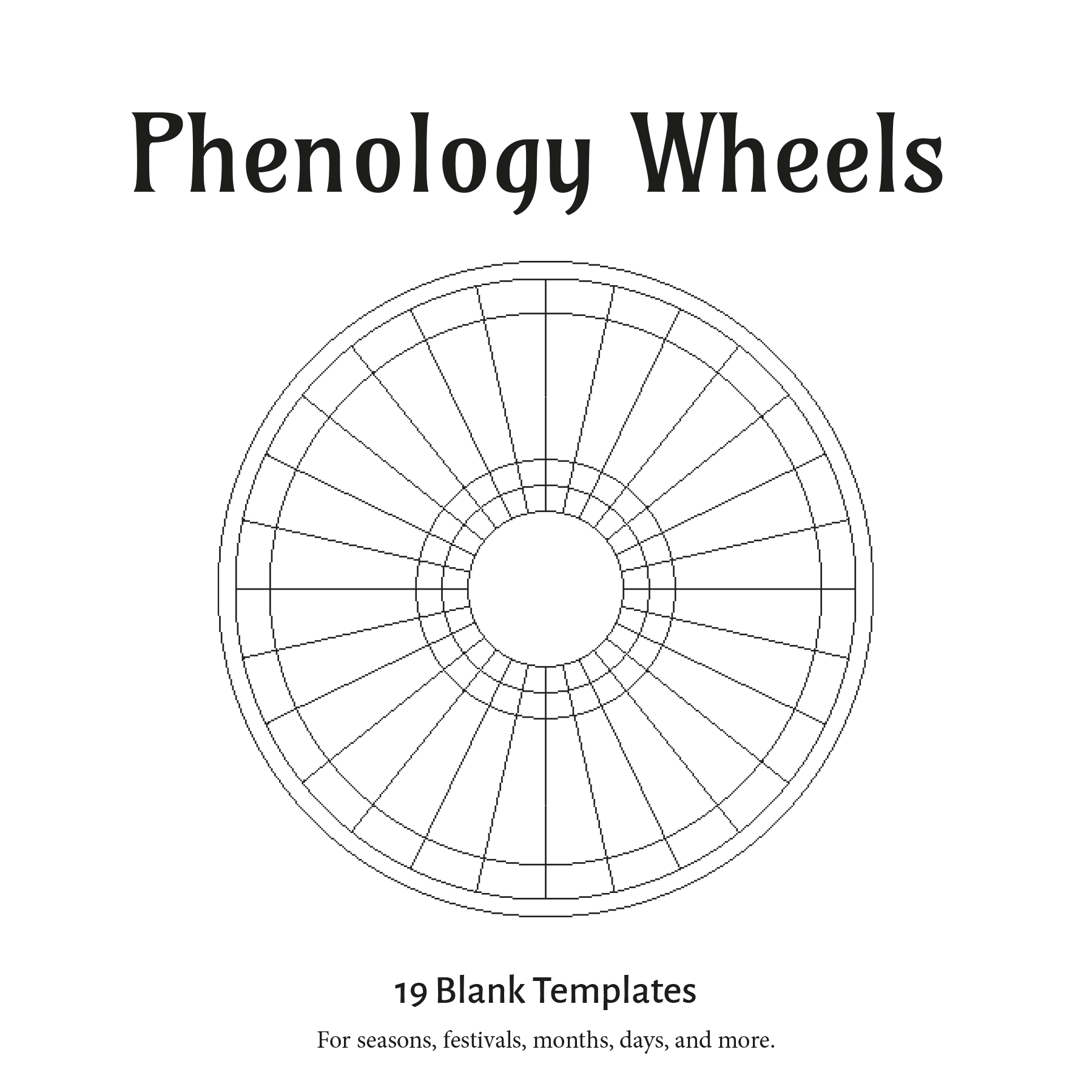 Free Blank Wheel Circle Printable