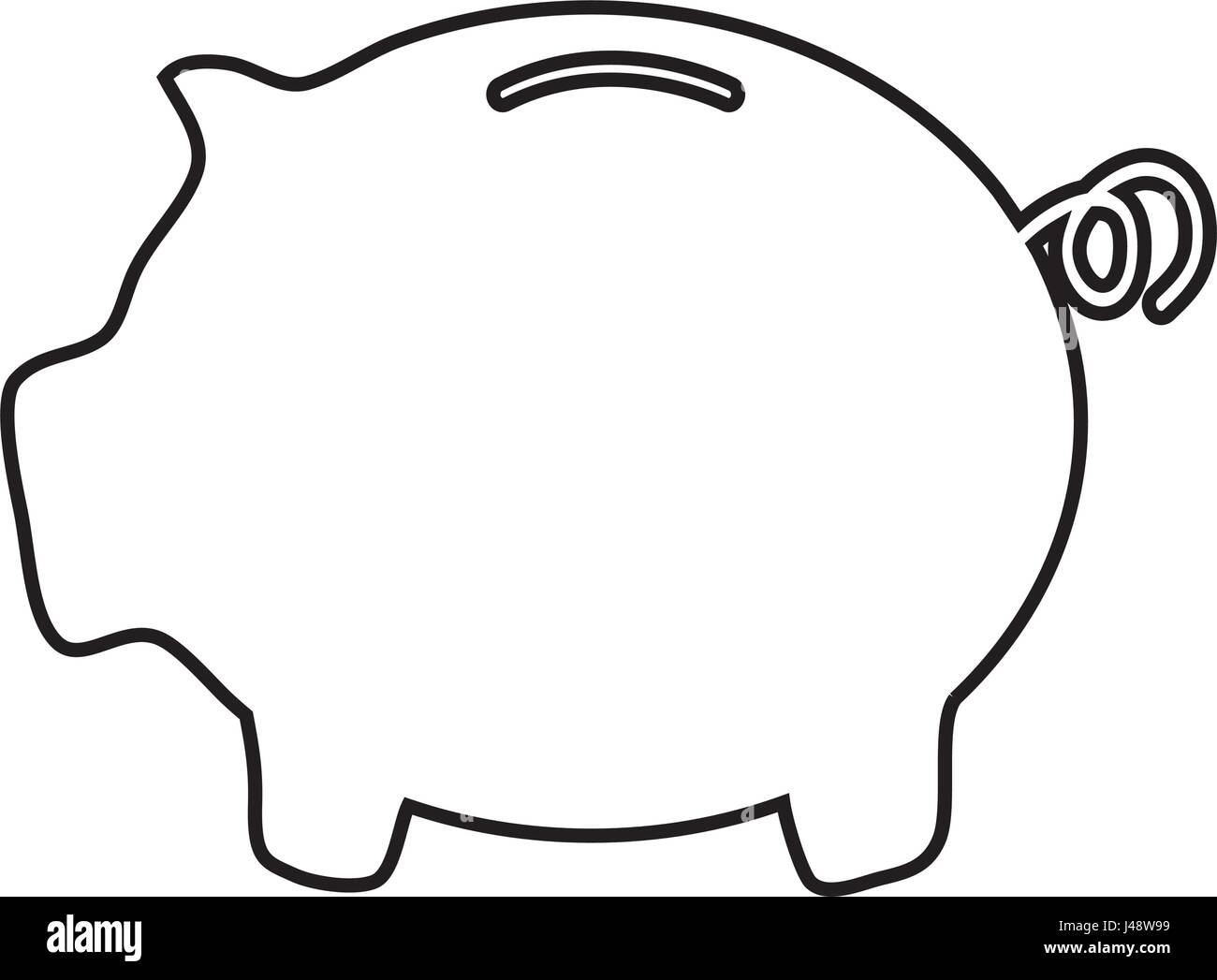 Pig Bank Toy Black And White Stock Photos amp Images Page 2 Alamy