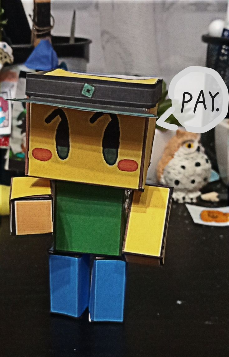 Blank Printable Block Doll