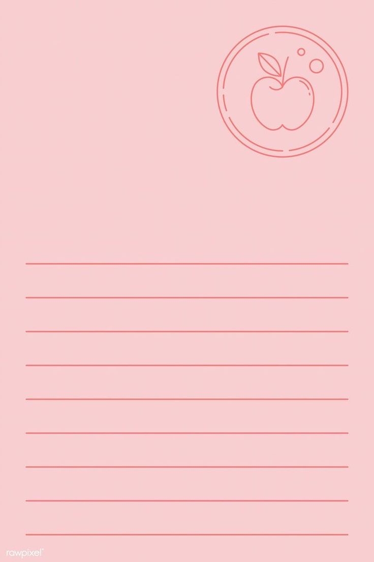 Pinterest Pink Notepad Notes Template Blank Pink