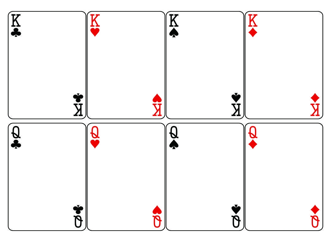 Blank Printable Playing Cards