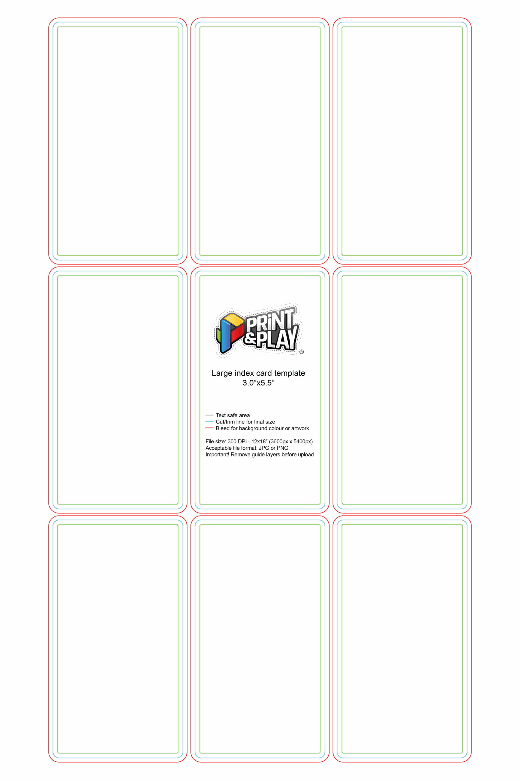Playing Cards Formatting amp Templates Print amp Play