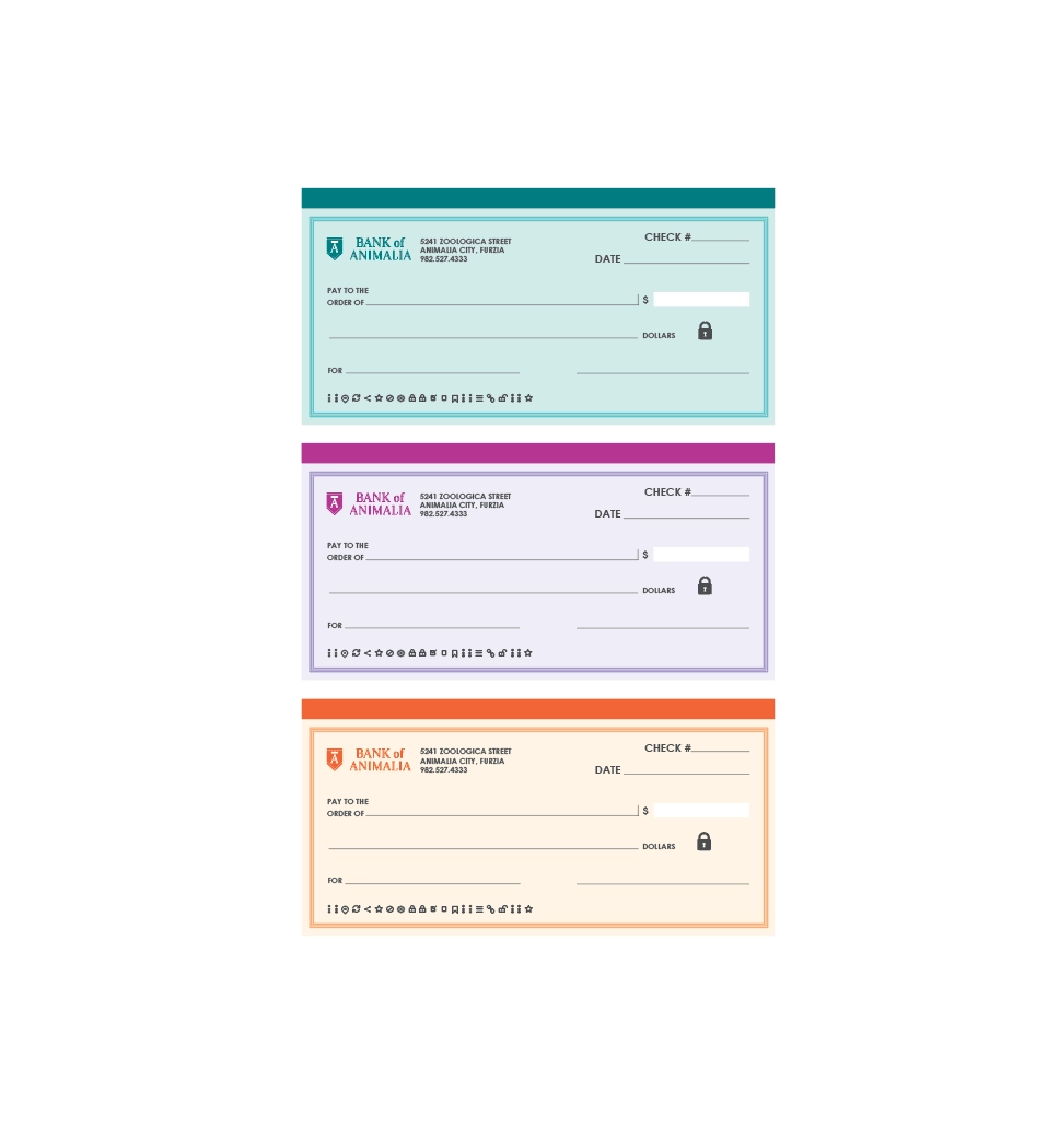 Blank Checks Free Printable