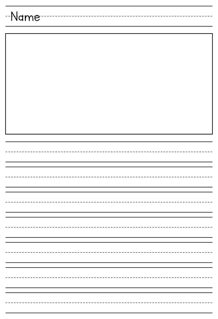 Blank Story Paper Printable