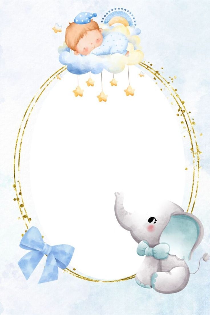 Printable Blank Baby Shower Invitation Templates PDF