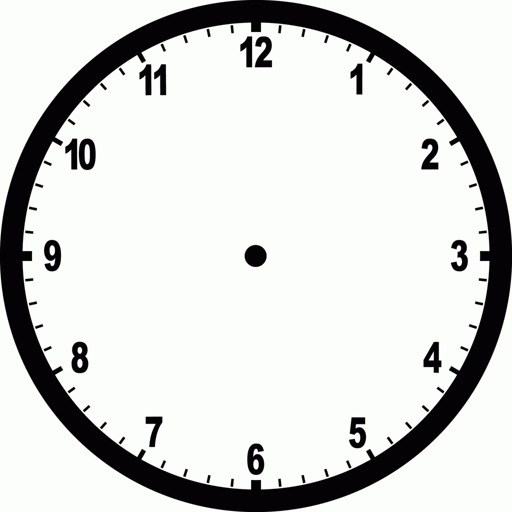 Printable Blank Clock Face Clipart Panda Free Clipart Images