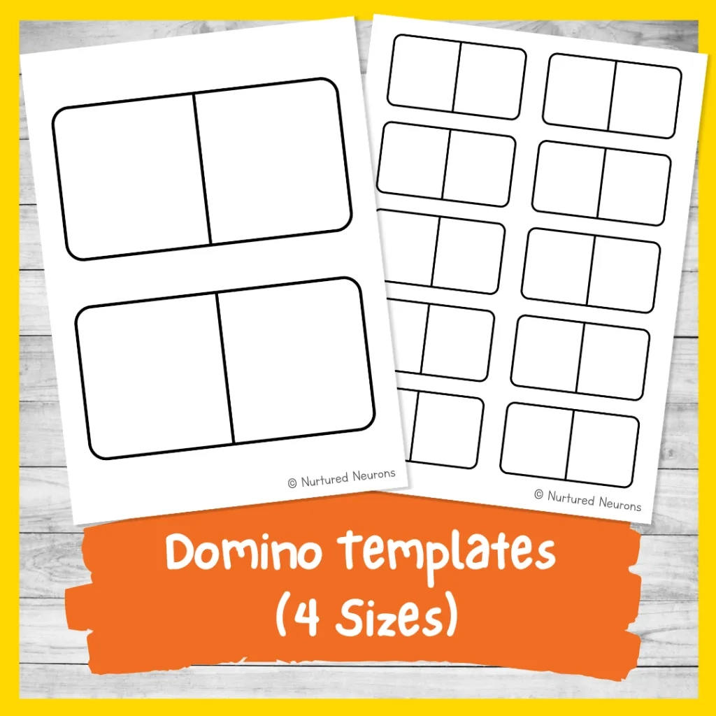 Printable Blank Dominoes
