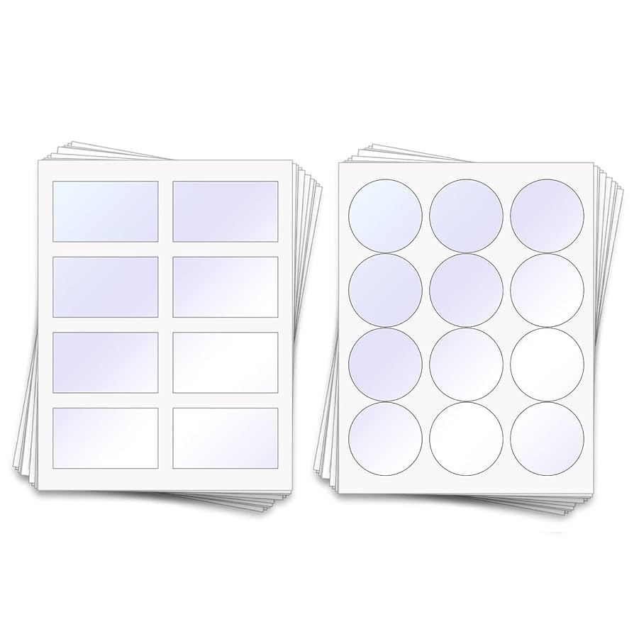 Printable Blank Mason Jar Sheet Labels For 48 Jars And Lids For 