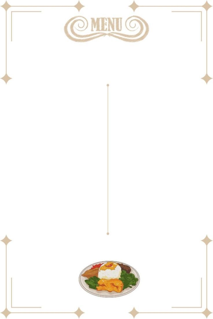 Printable Blank Restaurant Menu Template PDF