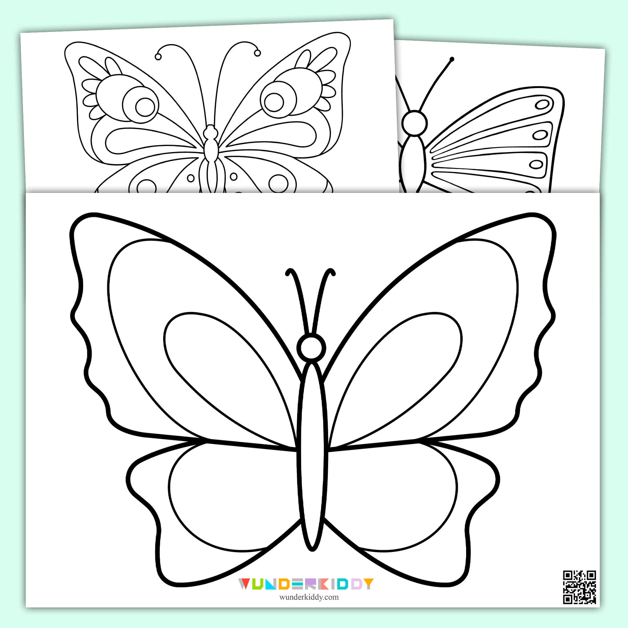 Blank Butterfly Printable