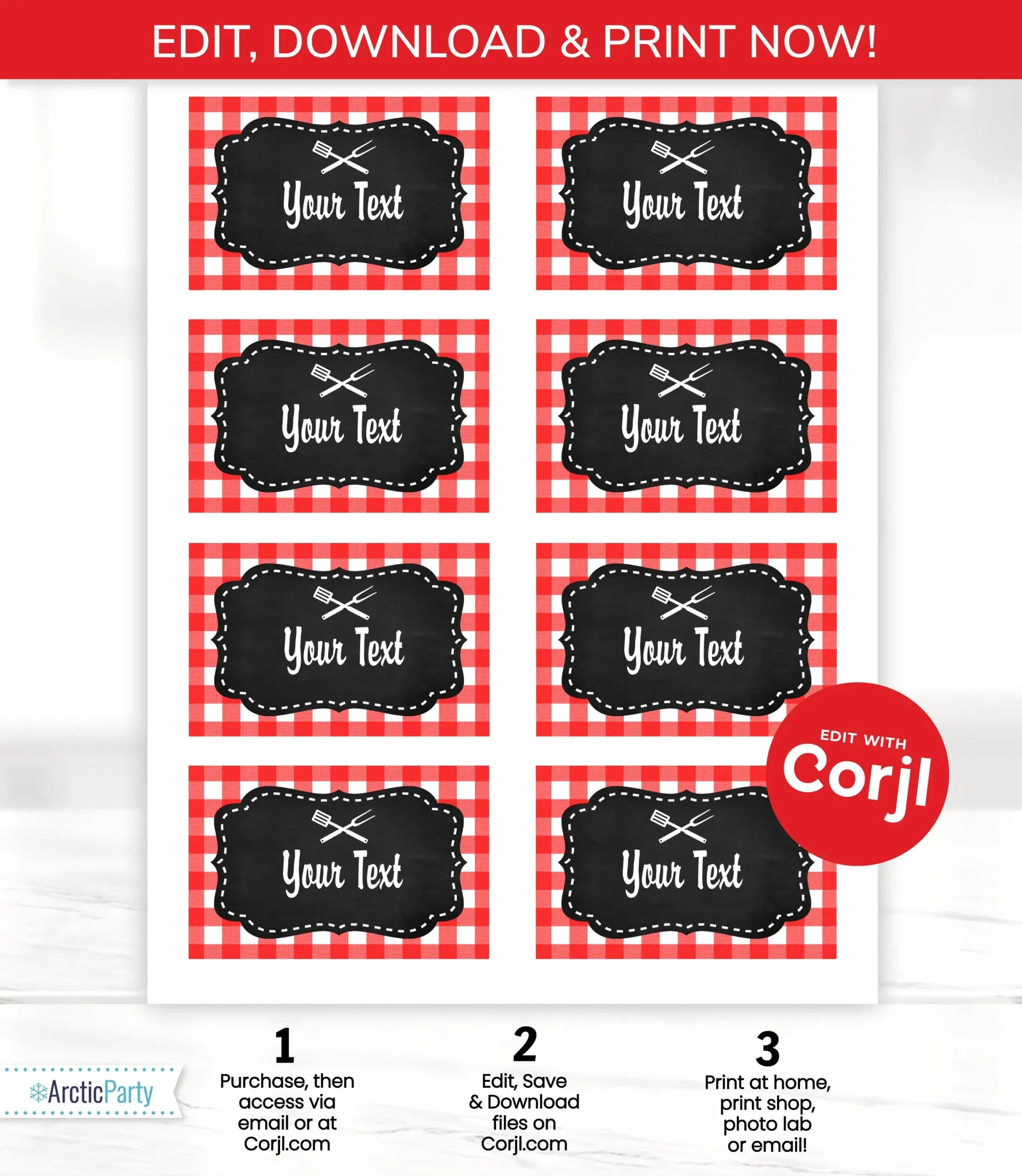 Printable Chalkboard Labels Etsy