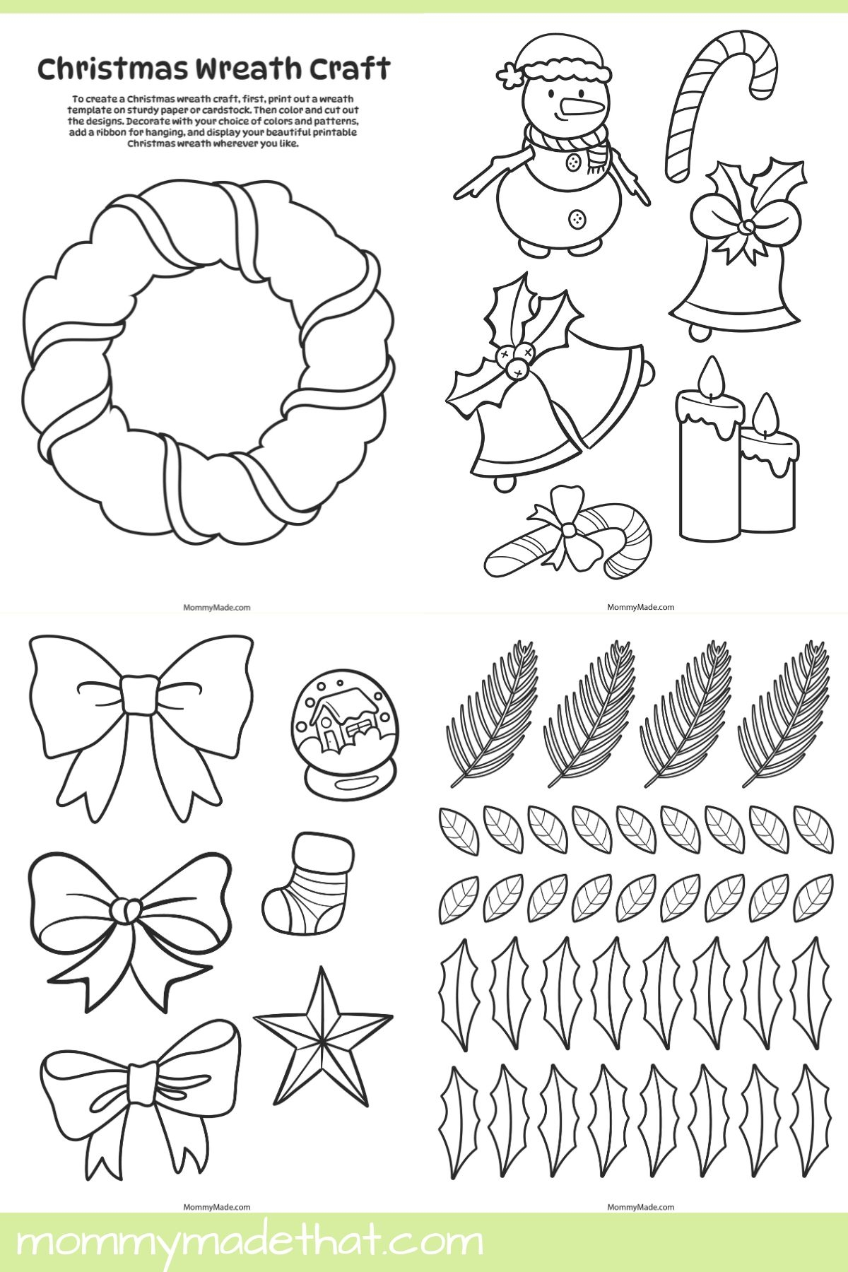 Blank Wreath Printable