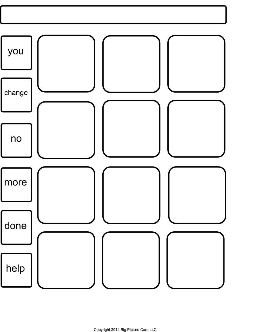 Printable Communication Boards For Caregiving Say It With Symbols