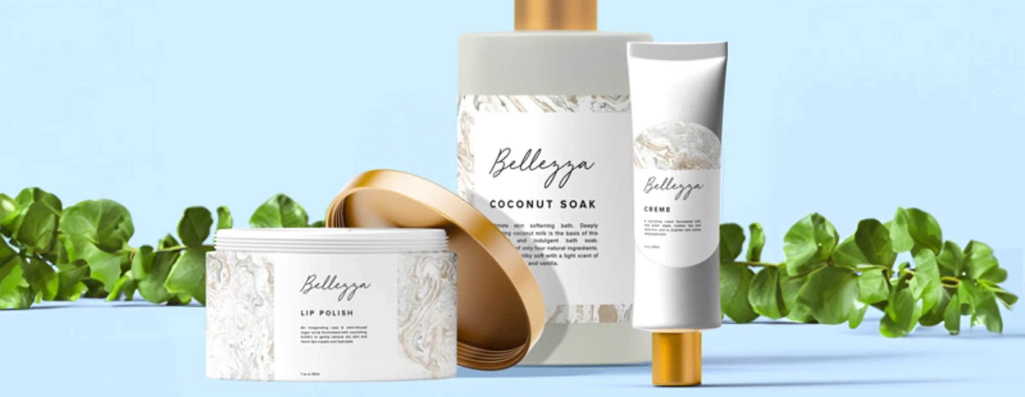 Printable Blank Cosmetic Label