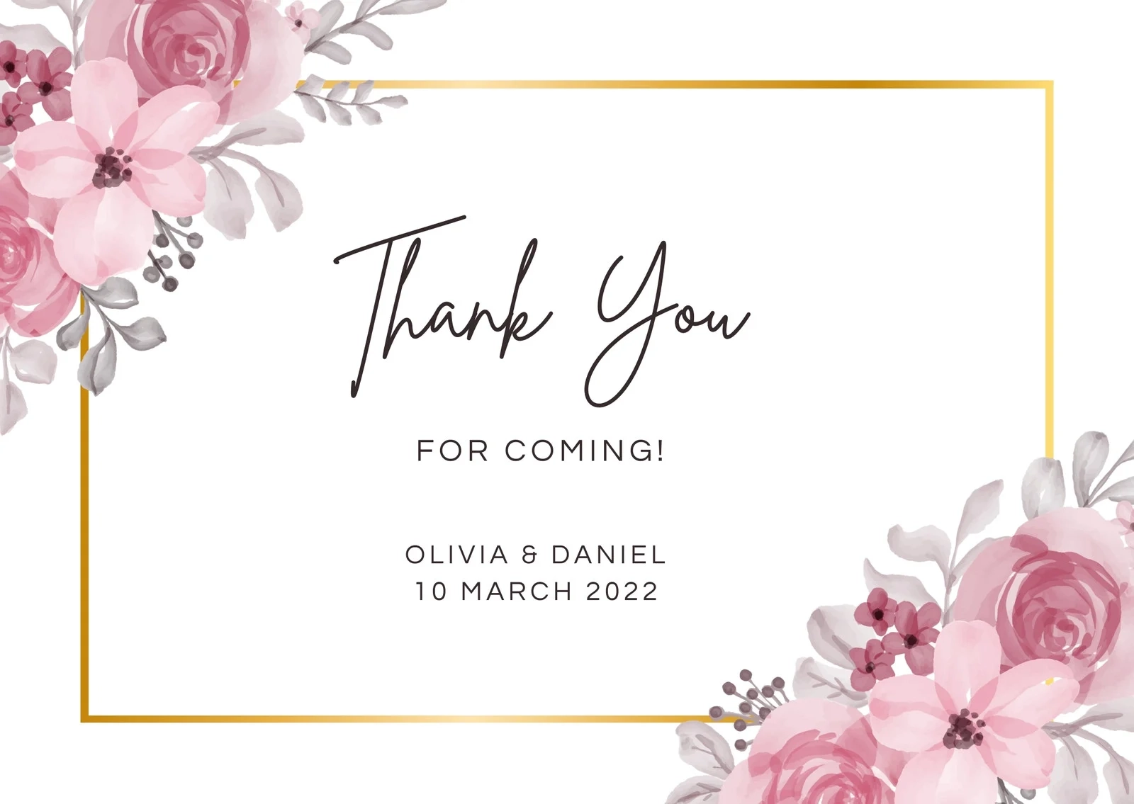 Blank Cusomizable Printable Greetng Cards