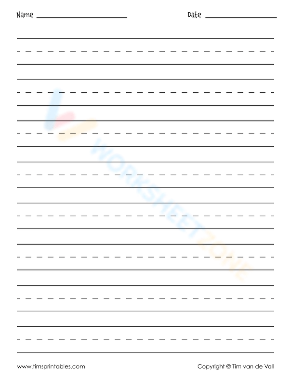 Free Printable Handlettering Blank Sheet