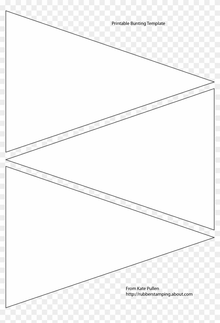 Blank Flag Pennant Template Printable