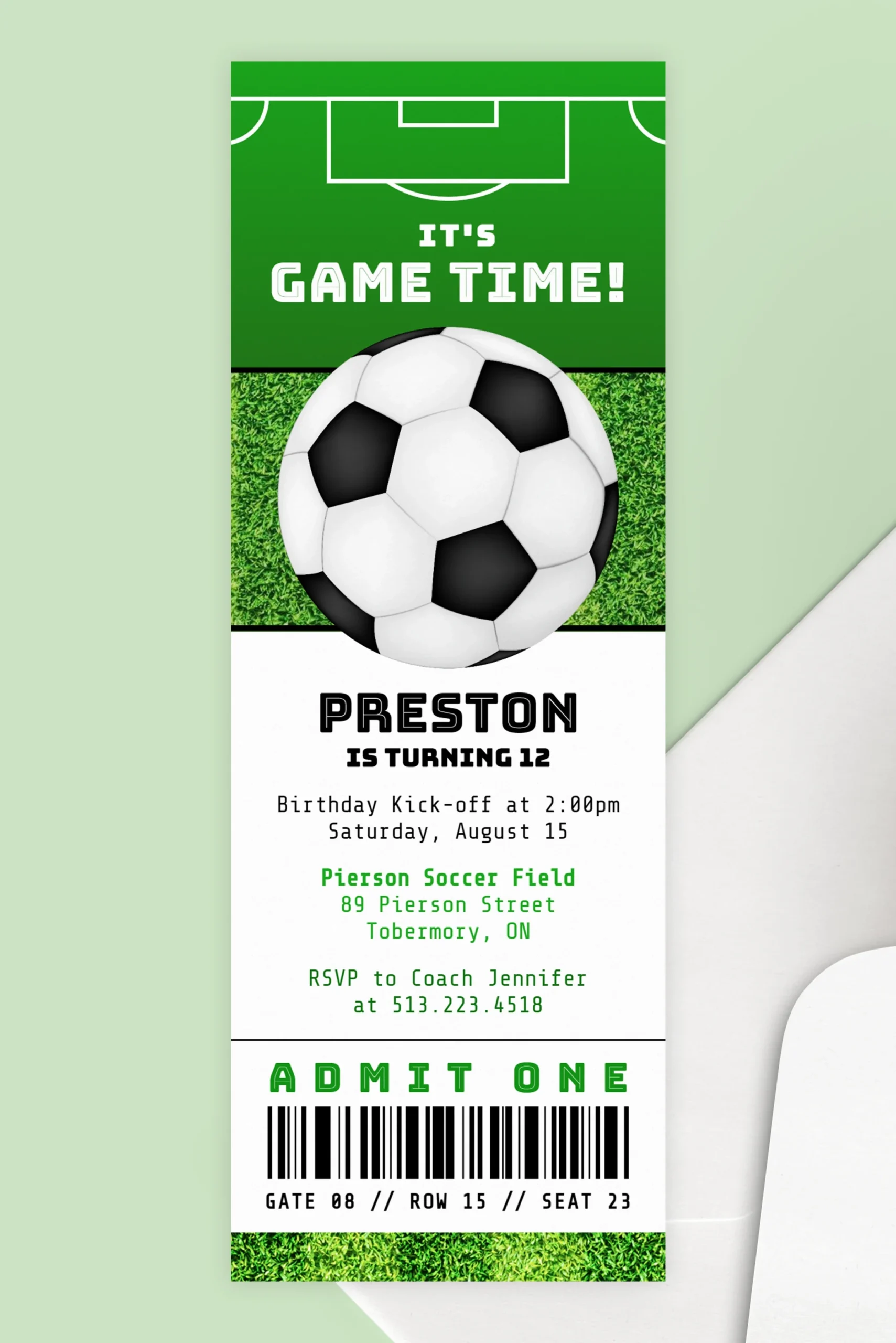 Blank Soccer Invitations Printable Free